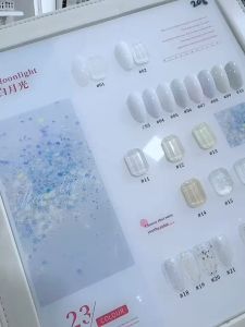 Hanbi 白月光Moonlight Series Gel Nail Polish 23color 01-23# Bridal White Shimmer White Yogurt Soya 23色多米妮婚嫁白甲油胶珠光细闪纯白豆浆酸奶白乳透色美甲店专用