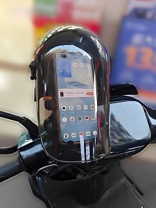 Enxing Knight Motorcycle Phone Holder Long Umbrella Small Helmet Stand Rainproof Phone Holder Accessories กันน้ำ โทรศัพท์มือถือ จักรยานยนต์ เครื่องมือ