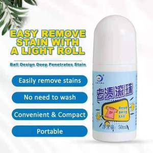 ROLLER CLOTHES STAIN REMOVER tanggal kotoran tanpa bilas cepat hapuskan kotoran pakaian