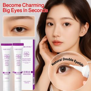 Big Double Eyelid Shaping Cream With Tools Practical Eyelid Glue Professional Invisible Long Lasting Lift Eyes 双眼皮定型霜