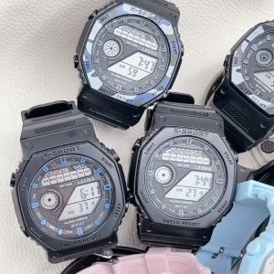 นาฬิกาผู้ชาย นาฬิกา ผู้หญิง นาฬิกาลำลอง นาฬิกาข้อมือ Sports สายนาฬืกา ยางเรซิน หน้าปัด 40 มม ฟังชั่นครบ