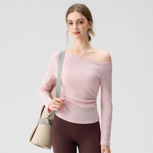 XINLIYA | New Season Off-shoulder Slimming Yoga Suit