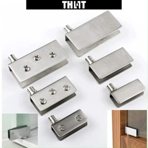 บานพับหนีบกระจก บานพับกระจก บานพับตู้โชว์ บานพับเล็ก บานพับแบบหนีบ 5-8 มิล บานกระจก อุปกรณ์เปิดปิด อุปกรณ์เฟอร์นิเจอร์ ต่อคู่ พร้อมส่ง Thatisall