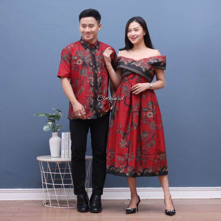 Batik fashion dress pesta