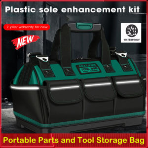 Multifunctional Repair Car Tool Bags Oxford Cloth Electrician Bags  Portable Parts and Tool Storage Bag Waterproof Wear-Resistant High Capacity Storage Box