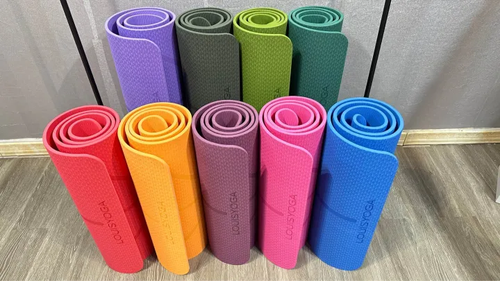 Thảm tập yoga TPE định tuyến dày 9mm thương hiệu Louis Yoga - Nhẹ, Êm, Bền, chống trơn trượt