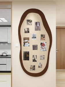 Special-Shaped Felt Board Photo Wall Background Board Wool Felt Wall Sticker Wall Corkboard Combination Photo Frame Decorative Creative Display Wall Message Board Fancy Photo Wall Atmosphere Feeling Wool Sticky Board Shooting Stand
