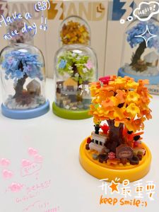 CLC Tree House Building Blocks With Cover Cute Mini Bricks Birthday Gift DIY Brik Rumah Pokok Bunga
