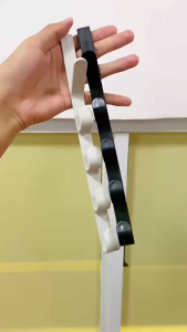 [ YM ACC ] Gantungan Baju Belakang Pintu 5 Kait Tanpa Paku | Hanger Serbaguna Baju Tas Topi