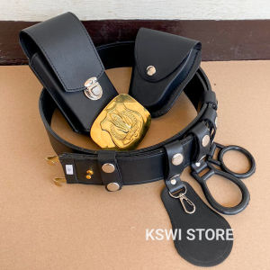 Kopel Sabuk Satpam Security Kulit Fullset | SBH