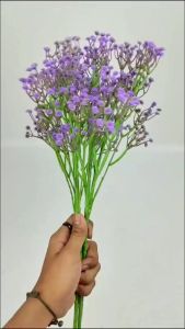 [1 PCS] ASESORIES DAUN RUMPUT BABY BREATH PIKOK GYPSOPHILIA CABANG 5 PIKOK & CABANG 2 PLASTIK/RUMPUT NANAS MENIK - MURAH DEKORASI ARTIFICIAL IMPORT - DEKORASI HIASAN WEDDING PELAMINAN BUNGA PERNIKAHAN gypsophila