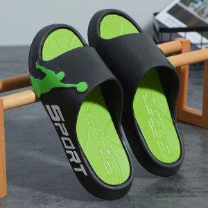 MONLEYTA | German Mens Slippers Home Bathroom Use Summer Outdoor Wear Thick Bottom Anti-Slip Bath Slippers Easy Care PVC Material