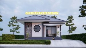 แบบบ้านปั้นหยา 1 ชั้น