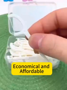 50Pcs/Box Teeth Toothpicks Stick Dental Floss Flosser Picks Tooth Clean Oral Care Interdental Brush Tooth