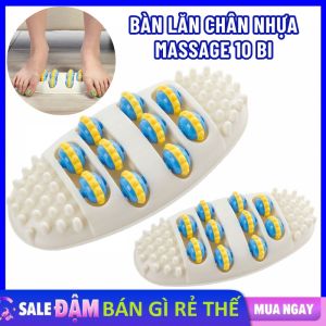 Dụng Cụ Massage Chân Bằng Nhựa Tốt Cho Sức Khỏe - Bàn Lăn Mát Xa Bàn Chân Giảm Đau Bấm Huyệt Lưu Thông Khí Huyết Thư Giãn Hiệu Quả - Bàn Lăn Massage 10 Bị