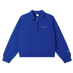 Champion | Raglan Sleeve Polo Collar Casual Half-Zip Womens Shirt