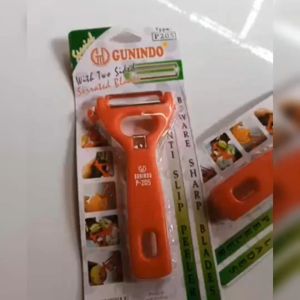 Alat Kupas Kulit Sayur & Buah Stainless Steel + PVC Gunindo 205