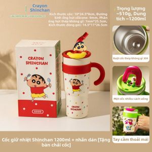 QIAOLESEN | Cốc Cách Nhiệt Hình Hoạt Hình