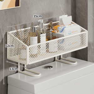 WUBUWEI | Bathroom Shelf for Toilet Accessories No Drilling Storage Rack