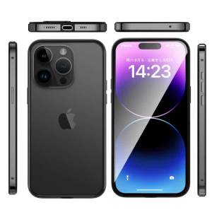 Ốp Lưng Kim Loại Nhôm Cho iPhone Pro Max Series 13 14 15 16 17 18 Plus Tương Thích Nhẹ Mờ Chống Chói Phụ Kiện Điện Thoại