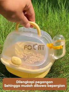 FOCAT Kandang Hamster Portable Super Ringan F17 Hamster Sugar Glider Cage/Rumah Hamster Mini