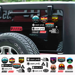 การผจญภัยกลางแจ้ง Off-สติ๊กเกอร์ถนน RV Camping Camping สติกเกอร์ติดรถยนต์กันน้ำสะท้อนแสง