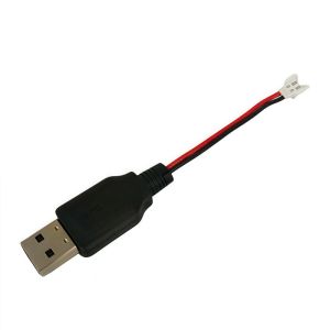 Lithium Battery 3.7V Charger with Protection Turns Green When Fully Charged USB Charging Cable PH2.0 XH2.54 SM JST