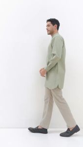 PROMO! Baju Kurta Pakistan Koko Katun Premium Warna Oxford Pria Toraformen 004
