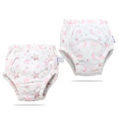 Insular Bamboo Baby Infant Toddler Waterproof Training Pants Cotton Changing Nappy Cloth Diaper Panties Reusable Washable Crotch