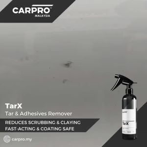CARPRO TarX- Powerful Tar & Adhesives Remover - With Natural active ingredients without aggressive scrubbing (500ml)