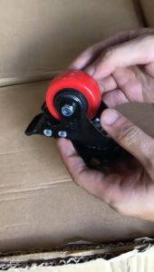 Roda Troli Gerobak Merah Hidup Kuat berkualitas