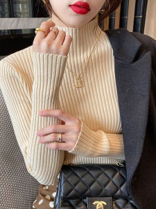 Stylish Design Half Turtleneck Sweater