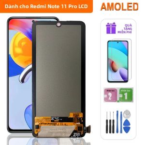 Xiaomi Redmi Note 11 Pro/5G Màn Hình Cảm Ứng LCD Siêu AMOLED Cao Cấp Bộ Số Hóa Màn Hình Cảm Ứng 667 1080x2400 Với Màn Hình Cảm Ứng Điện Dung