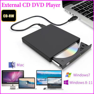 Bên Ngoài CD Ổ đĩa quang DVD Reader USB 2.0 Slim xách tay bên ngoài trình điều khiển CD-RW ổ đọc DVD cho Máy Tính Xách Tay PC Máy tính để bàn tiếng ồn hủy bỏ