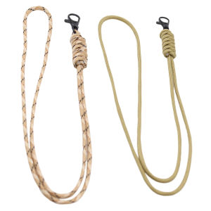 Durable Nylon Camping Rope with Phone Holder Lanyard Multi-Function Hanging Cord for Outdoor Activities in Multiple Colors