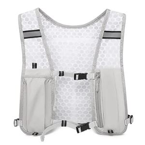 Running Backpack Vest with Bottle Hydration Trail Light Weight Cycling Run Jogging Marathon Riding Climbing