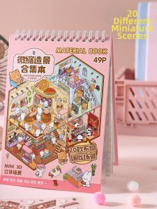Educational Sticker Book For Girls Scene Decoration