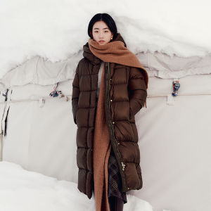 Koradior | Thick Hooded Long-Insulated Down Coat