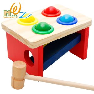 Early Education Color Matching Knocking Table Toy for Babies Wooden Quality Childrens Playtime Fun Brain Development Tool