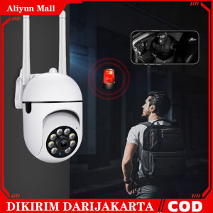 [Jakarta mengirim COD]Kamera rumah dalam ruangan fotografi 360 derajat penglihatan malam HD tanpa wifi bahkan monitor jarak jauh nirkabel ponsel