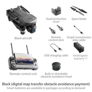 Mavic Class Drone remote control with screen 8K digital image transmission GPS return Flight Distance 20000m High 800m 5G Professional 3-Axis Gimbal Camera