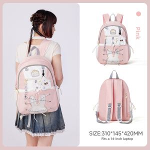 Miffy | Sweet Casual Student Backpack Large Capacity