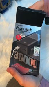 ORIGINAL PINENG PN-799PD 30000MAH POWER BANK BUILT-IN CABLE TYPE-C & LIGHTNING 22.5W