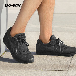 Do-Win Running Shoes Mens Black Lightweight Outdoor Physical Fitness Training Shoes off-Road Running Shoes Professional Sneaker Am2713