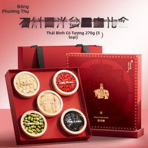 QILIXIANG | Bộ Quà Tặng Thực Phẩm Bổ Sung Dendrobium Nhân Sâm Mỹ