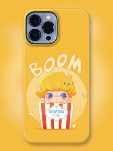 Cute Cartoon Blind Box Phone Case Female Style Protective Shell for   15 Resin Material Anti-Fall Personality Design
