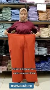 Kulot cargo 3XL super jumbo - kulot crinkle cargo tali serut