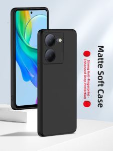HOPE YEAR(希望之年) | Matte Anti-fingerprint Silicone Slim Full-body Protective Case For Vivo Y78/Y78t