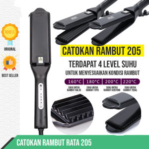 COD/BYR DITEMPAT - HRG PROMO!!!! - SONAR ORIGINAL 100% / Catokan Rambut Plat Lebar / Alat Catok Lurus / Pelurus Rambut - HITAM ， CATOK EGRET / BAILU | CATOK ALAT PELURUSAN RAMBUT