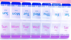 14Slot 7Day AM PM Medicine Organiser Case Pill Box Dispenser Medication